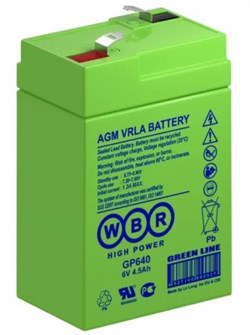 WBR GP 640 / 6 вольт / 4 а/ч - фото 4592