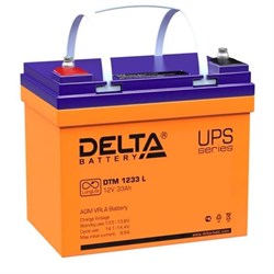 DELTA Аккумулятор Delta DTM 1233 L (12В, 33Ач) AGM - фото 4925